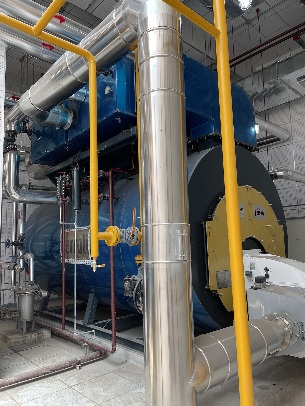 某小學鍋爐安裝